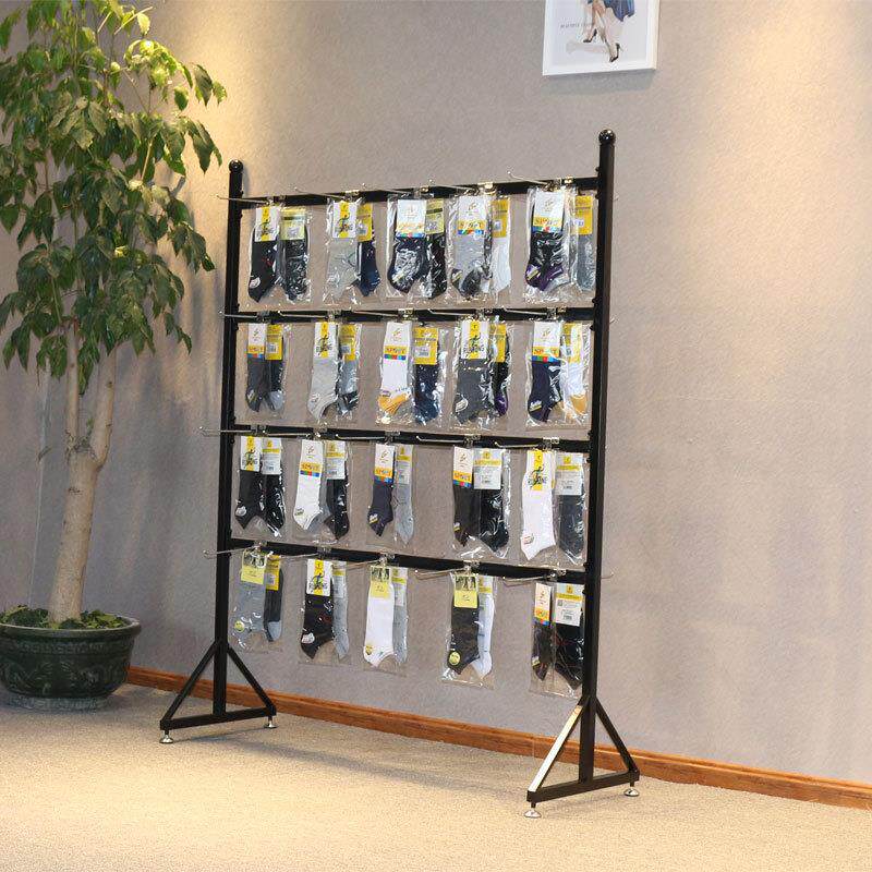 铁艺袜子展示架手套架挂内衣裤中岛陈列货架服装铁艺收纳架