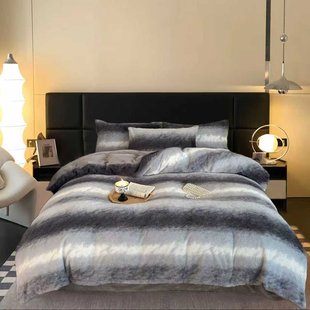轻奢高级感丨獭兔绒四件套加厚牛奶绒保暖床单被套机洗床上用品MM