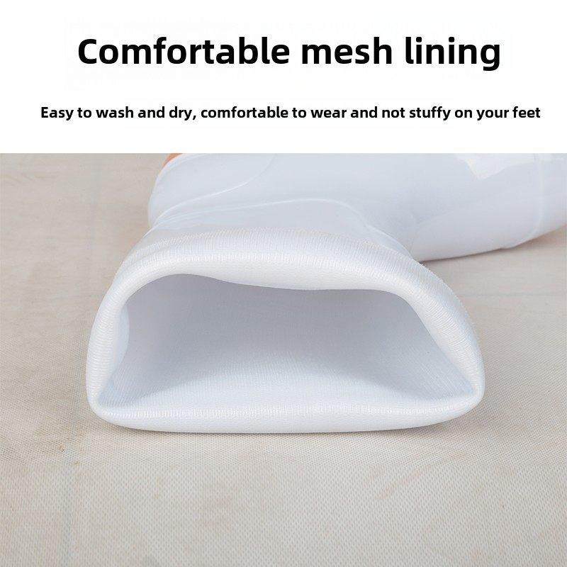 橡胶防滑雨靴加厚底耐磨水靴食品厂雨靴白色车间耐酸碱胶鞋,居家日用,雨鞋/雨靴,淘宝优惠券,粉丝福利购,淘宝优惠卷