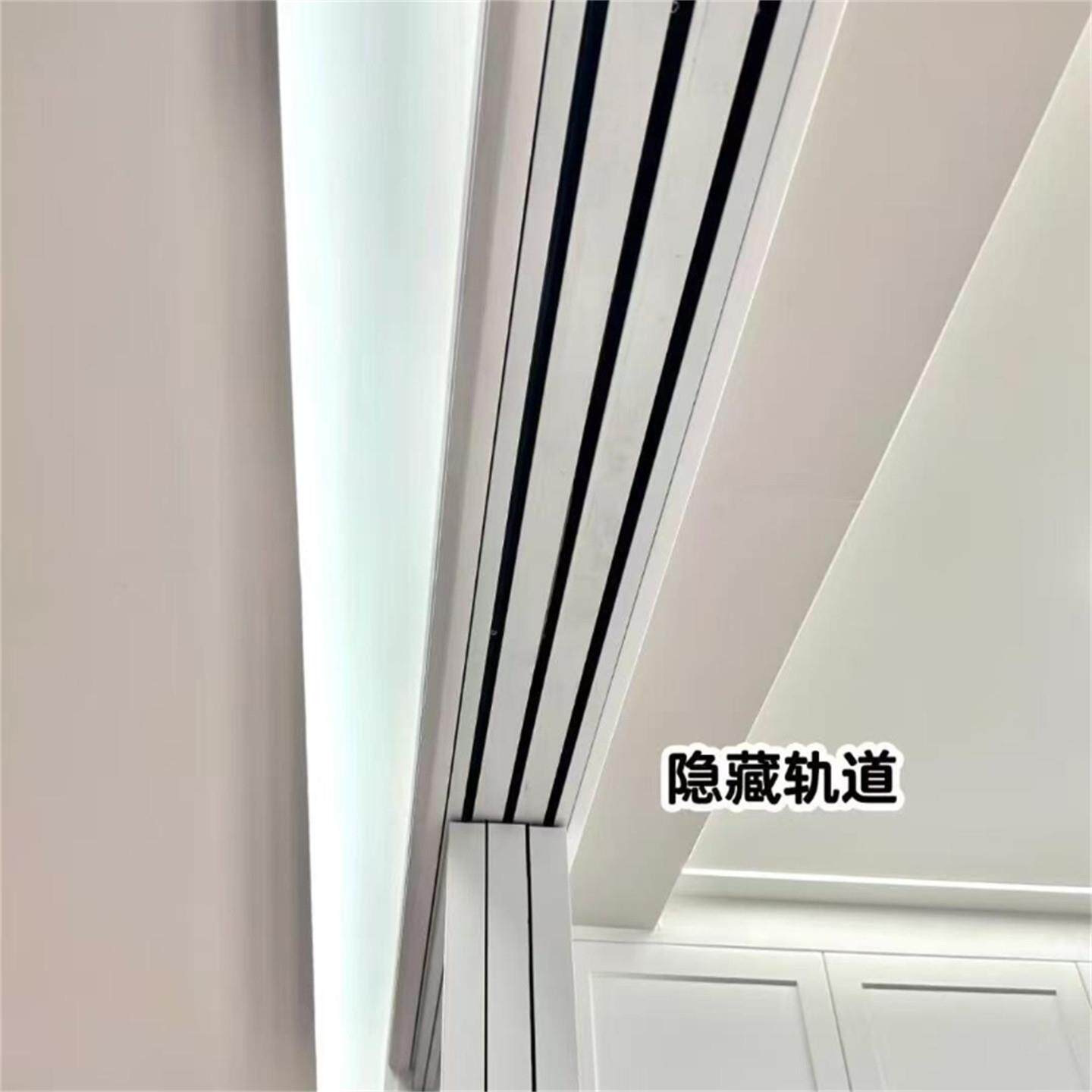 极窄完美系统吊轮三联动OPK拉门厨房阳台客厅隔间铝合金移门