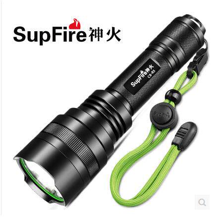 神火C8-XPE/R5/T6强光手电筒充电led远射t6家用迷你户外防身超亮