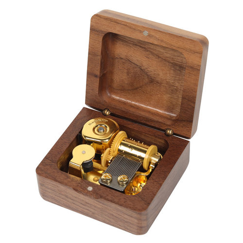 旋转实木八音盒跳舞芭蕾女孩音乐盒木质送女孩女童生日礼物学生