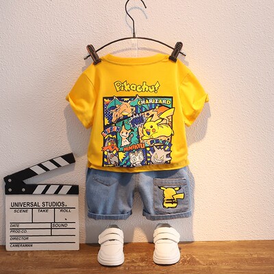 儿童装男童夏装套装1周岁一岁半3到4女宝宝短袖夏天春2小孩衣服女