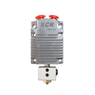 3D打印机配件XCR V2喷头双色切换彩色打印头两进一出喷头 2IN1