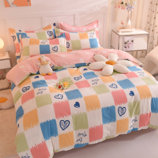 250 230 定做订制全棉纯棉加厚磨毛4四件套被套被罩榻榻米220 229