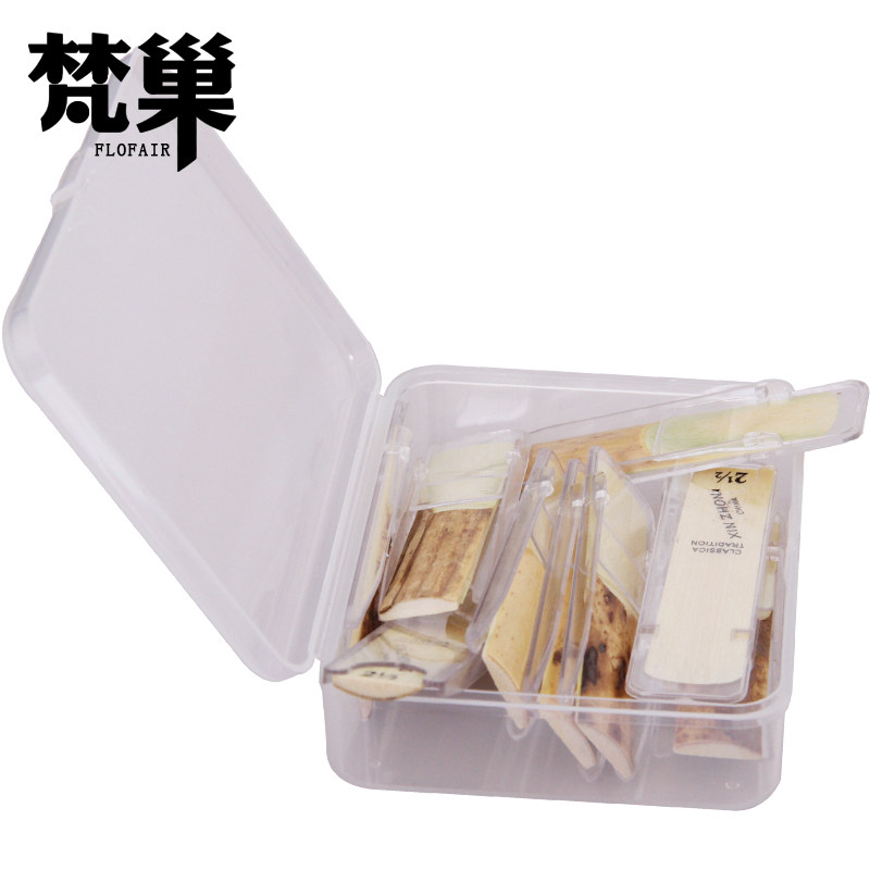 西洋乐器配件降B调单簧管哨片初学黑管芦苇哨片10片独立包装2.5号