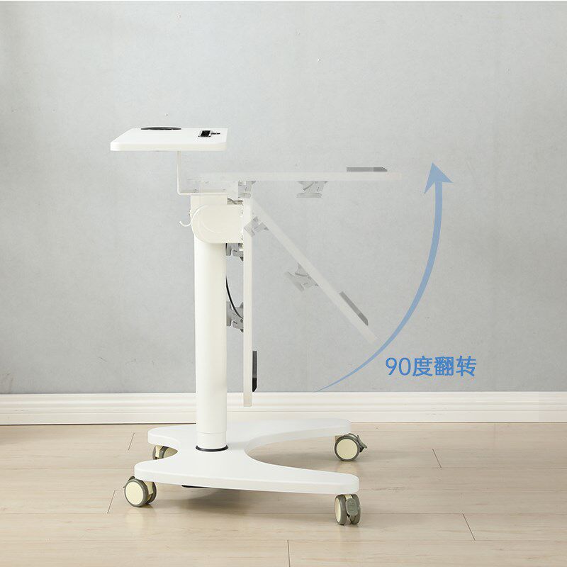 印方德柯可移动电脑桌折叠升降桌笔记本台式双层办公小书桌子家用