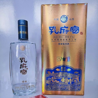 孔府宴酒荷香型情怀白酒38度475ml金装礼盒装正品纯粮商务宴请