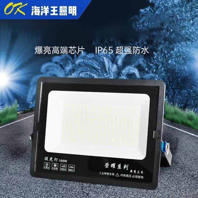 海洋王照明LED投光灯户外防水大功率室外照明投射灯壁灯防雨工程