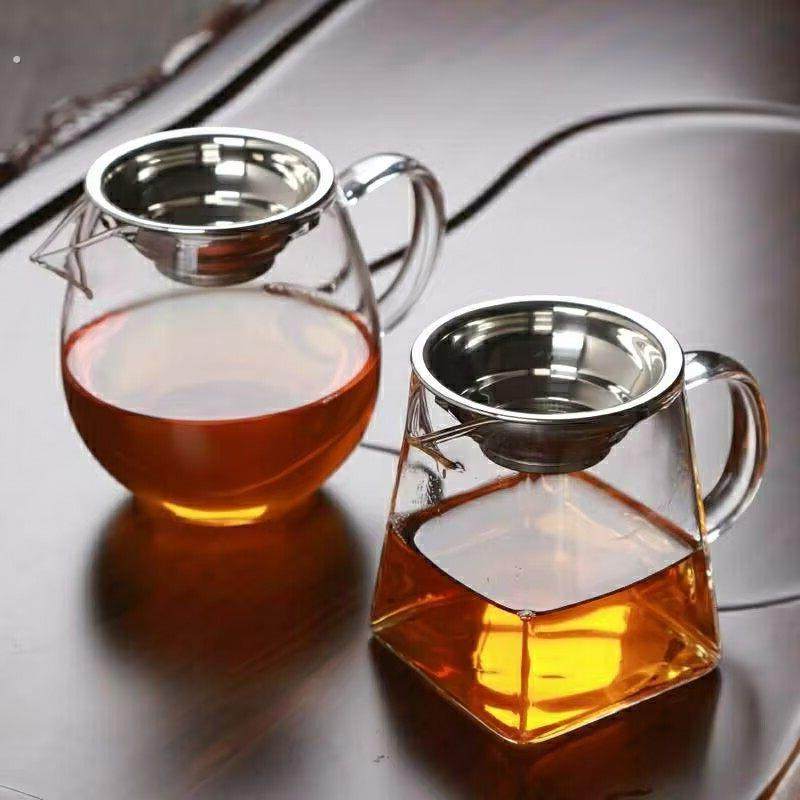 加厚耐热公道杯玻璃透明泡茶过滤功夫茶具配件茶海分茶器茶漏套装,餐饮具,公道杯,淘宝优惠券,粉丝福利购,淘宝优惠卷