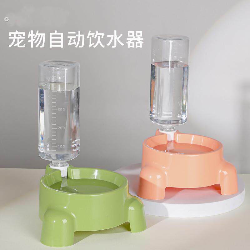 猫咪三角饮水单碗自动喂水狗狗喂水器泰迪小型犬饮水机宠物用品