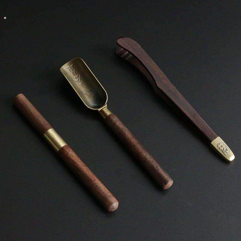 功夫茶具配件茶道六君子套装茶夹茶针茶刀茶勺茶匙家用配件大全