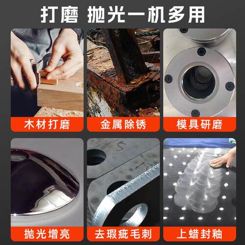 多功能气动研磨机2寸3寸砂纸机进口打磨抛光机偏心直心打蜡打磨机