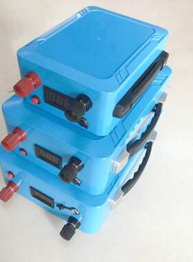 12v锂电池盒防水外壳盒子18650大容量蓄电瓶DIY塑料储能外壳