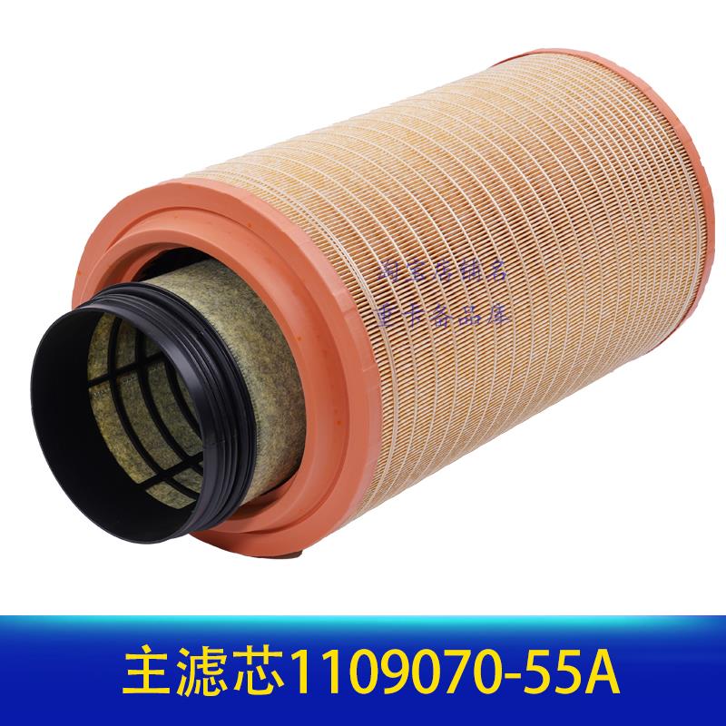K2845PU空气滤芯 解放JH5燃气车天V威430北奔适用于新大威 滤清器
