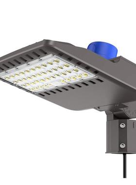 A工程款光控路灯高杆鞋盒灯停车场80w光控140-180Lm/w调功率色温