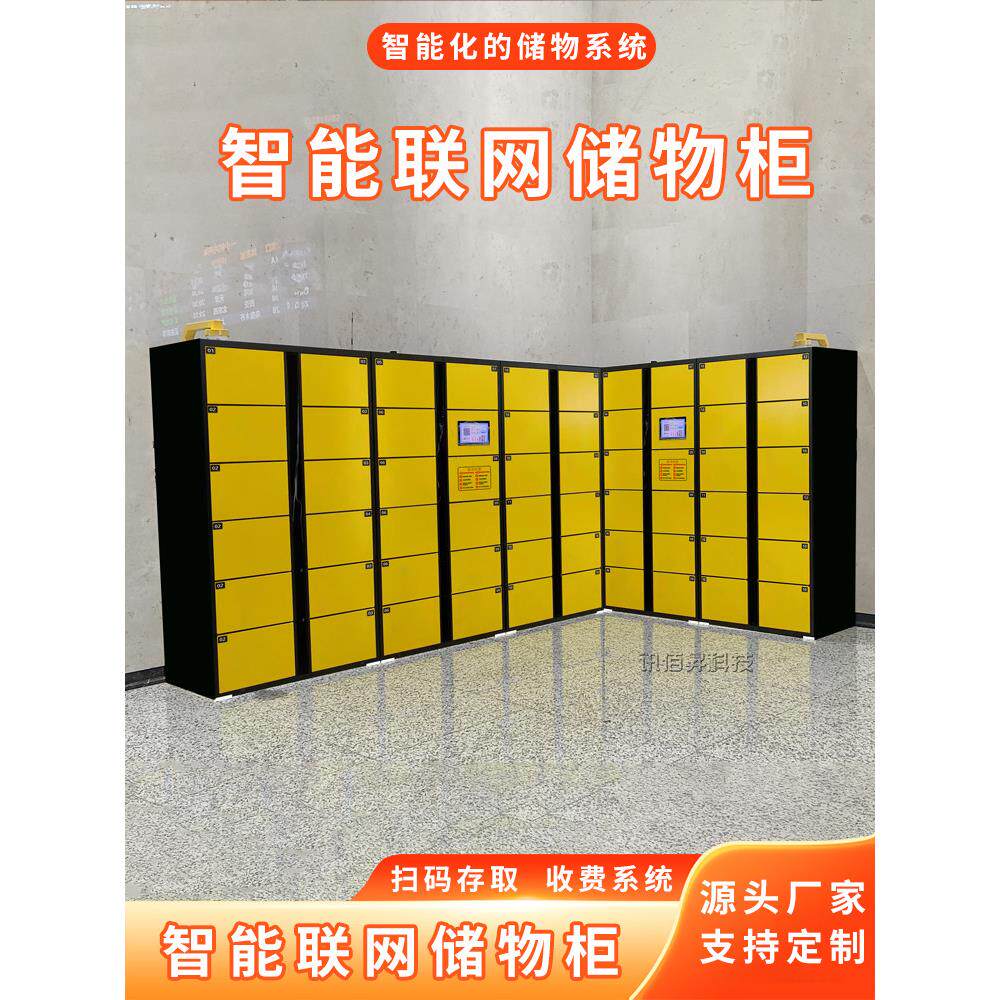 微信扫码联网智能储物柜电子存储柜水上乐园公园共享存包柜寄存柜