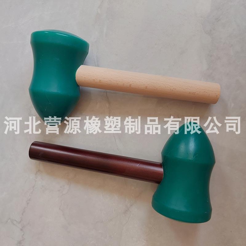厂家直发木柄硅胶按摩锤按摩工具敲腿拍背无异味日用硅胶锤定做