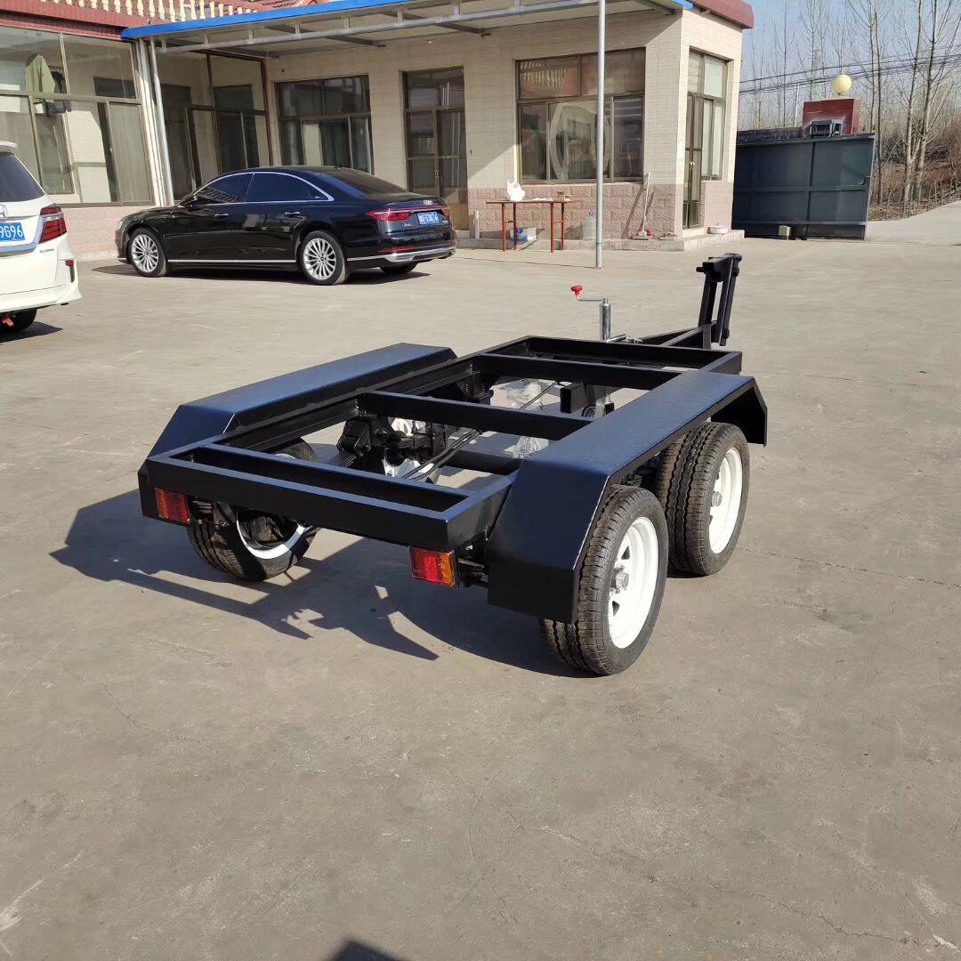 发电机组底盘骨架拖车 2吨应急拖车 房车四轮牵引拖车灯塔拖车