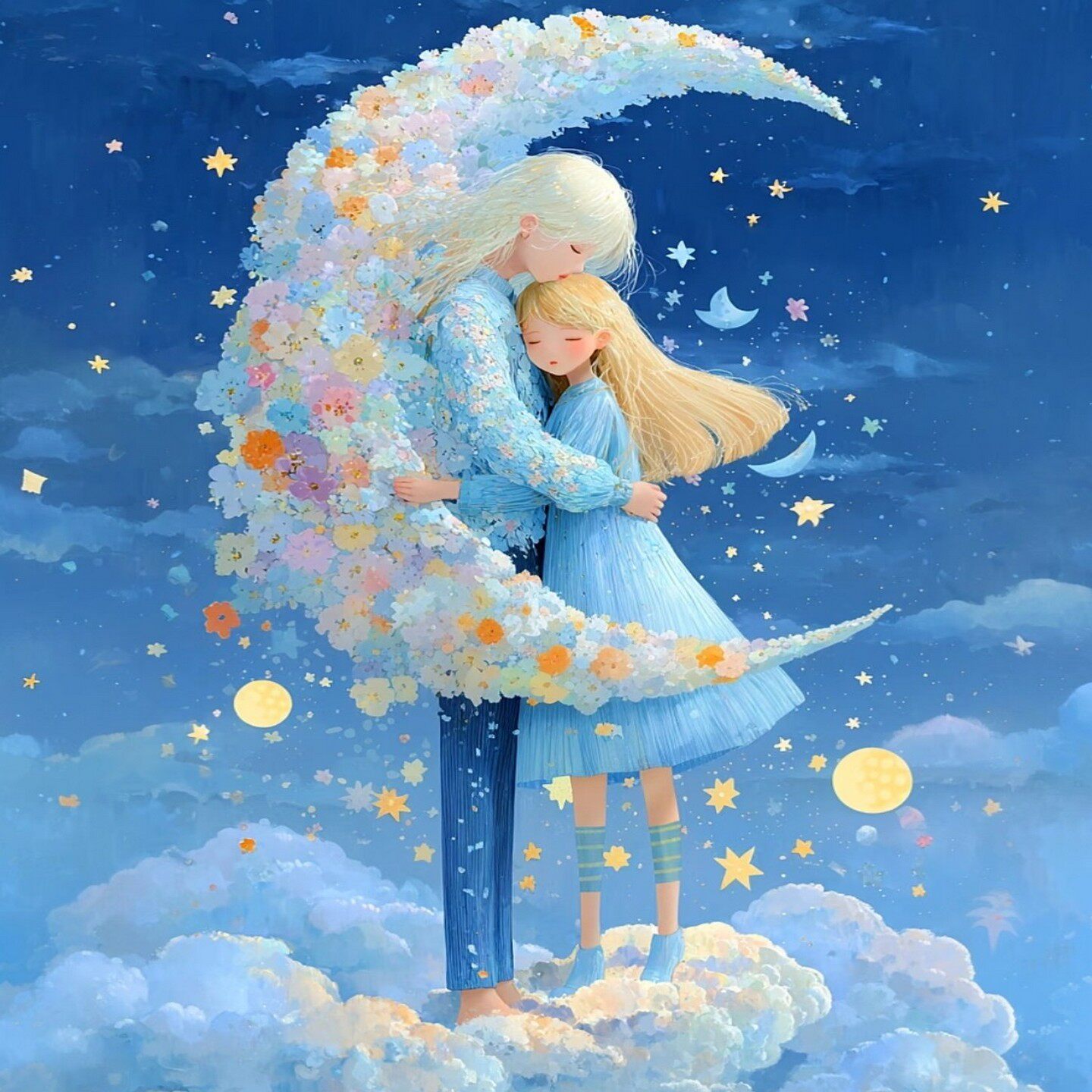 温馨唯美家居壁画挂布直播间背景布拍照摄影背景布定制