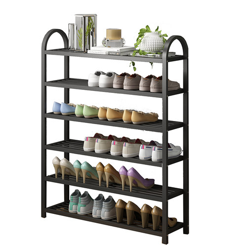 鞋架家用门口儿童鞋架子简易宿舍省空间防尘铁艺小收纳收纳小鞋架