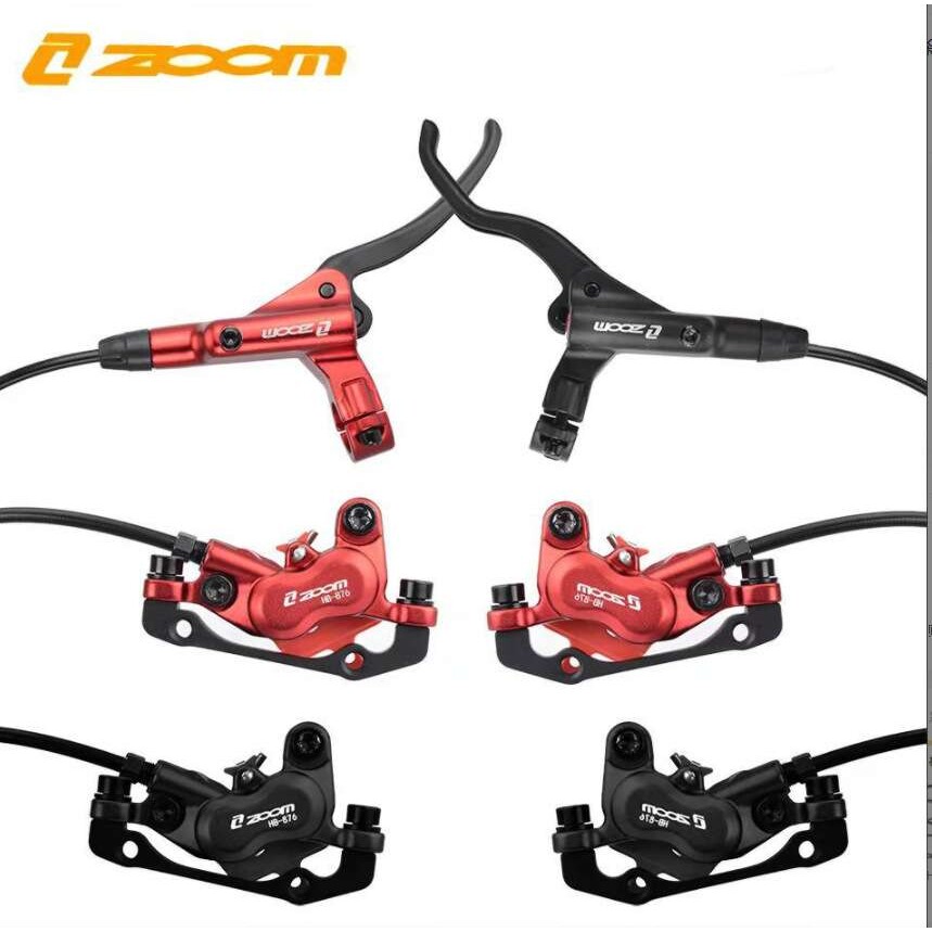 ZOOMHB876四活塞油刹 山地车前后油碟刹车片碟片双边制动油压刹车