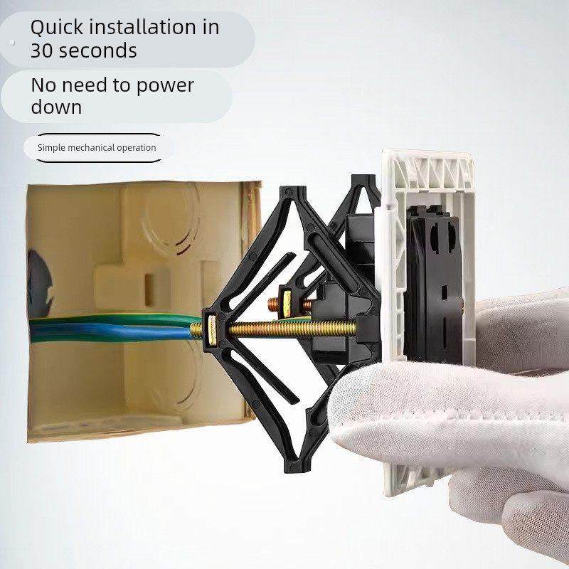 暗盒修覆器电线盒固定神器大号86型通用开关插座底盒耳朵补救撑杆,电子/电工,暗盒修复器,淘宝优惠券,粉丝福利购,淘宝优惠卷