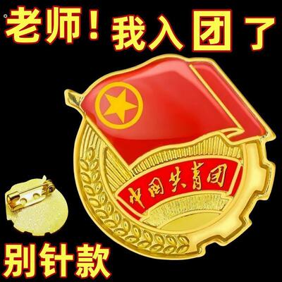 团徽2025标准型中国共青团团员徽章学校学生青年用别针强磁新款