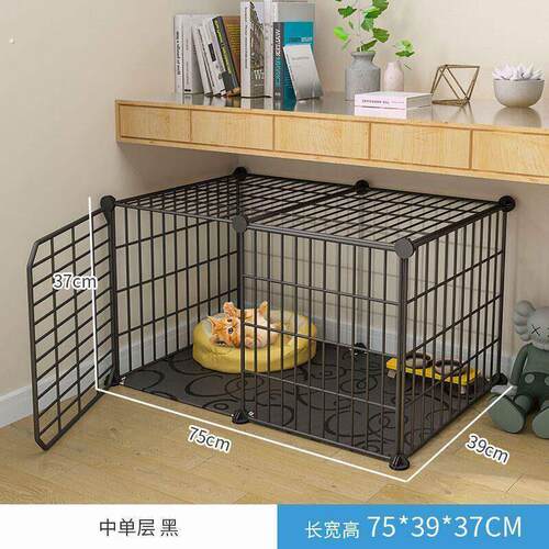 猫笼子家用室内超大自由空间带厕所一体幼猫专用猫咪两层猫屋别墅