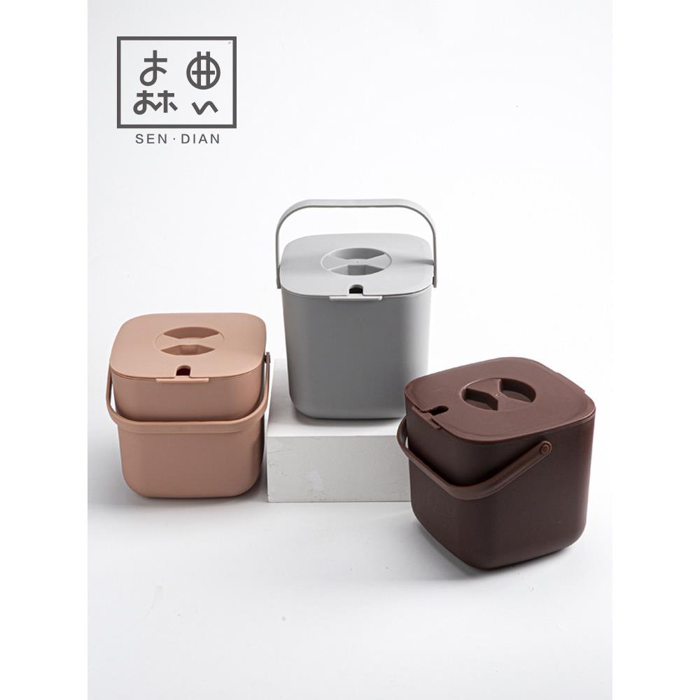 茶桶茶渣废水桶功夫茶具配件矮款储水桶小号家用茶台垃圾桶茶水桶