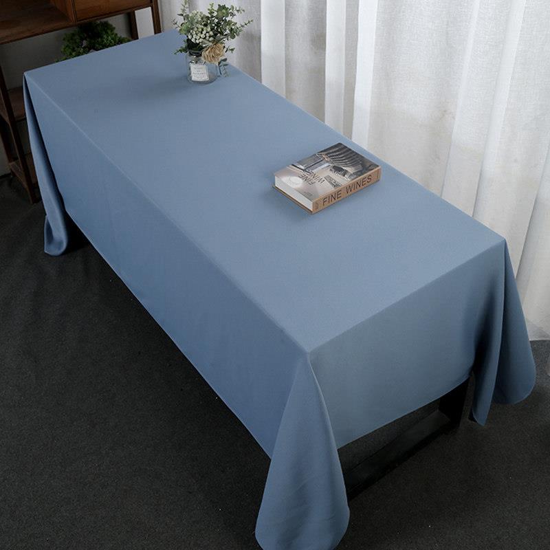 桌布定制大尺寸加厚高级感会议室桌布长方形中式高档桌面布艺盖布