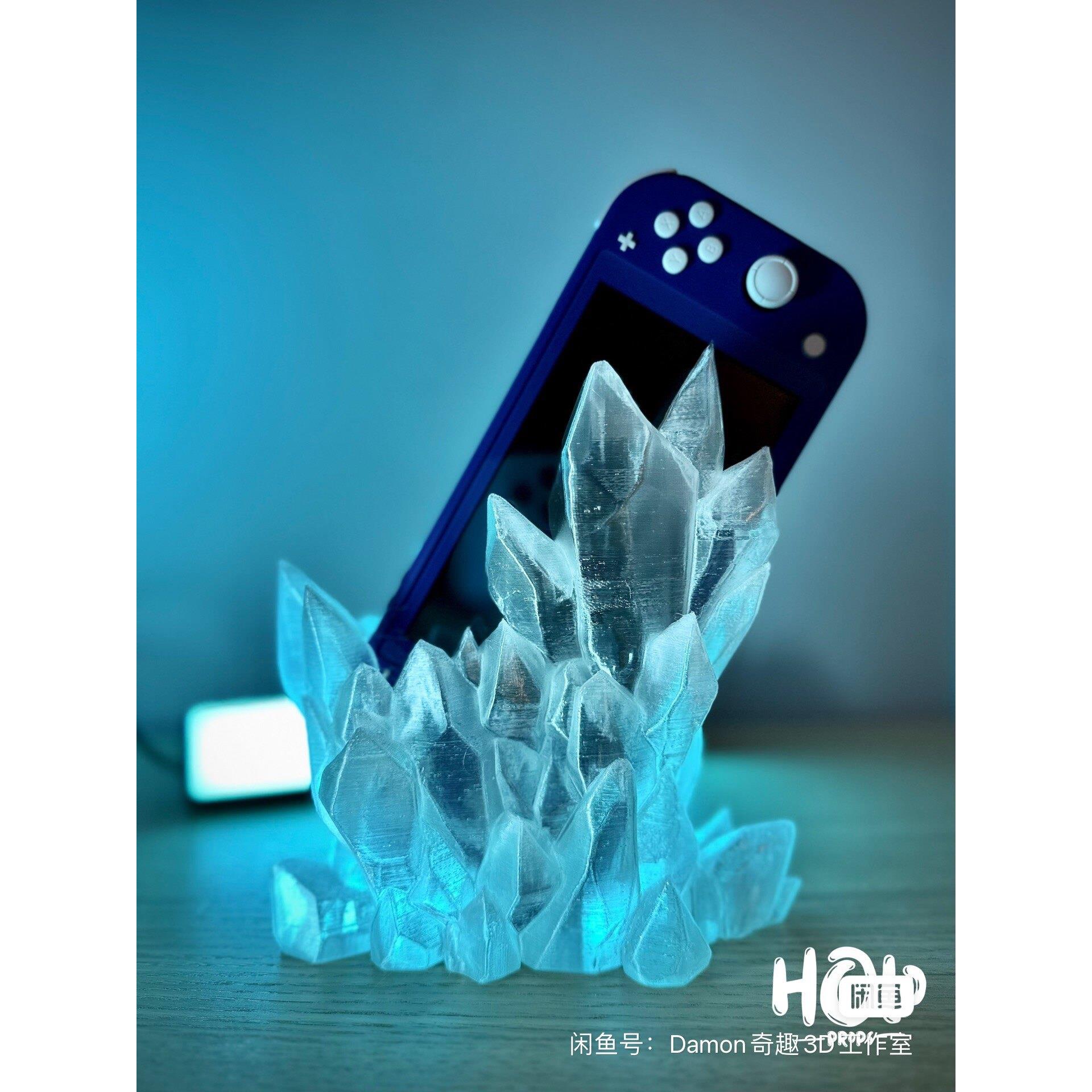 Switch lite ns创意底座水晶装饰架子展示摆件周边配件氛围支架