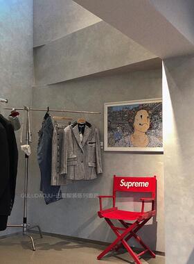 买方商店展示架中岛版特别优雅的衣服轨道手三脚架侧挂流行的服装