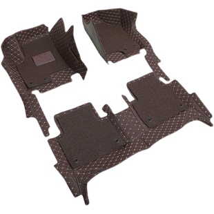 汽车全包围包门槛脚垫双层脚踏垫小轿车地垫丝圈环保耐磨防水防滑