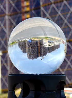 透明水晶球摄影拍摄道具魔术杂技表演拍照美甲玻璃球摆件8cm厘米