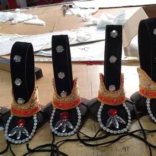 帽子新款 舞唐诗逸蒋罡夫月中天表演头饰 古典水月洛神舞蹈水袖