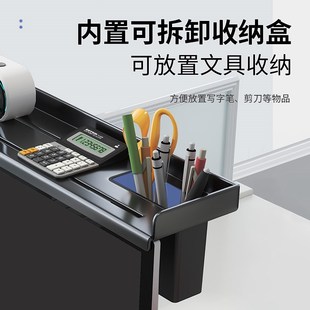 电脑置物架显示器上方收纳托架办公室桌面台式屏幕顶部支架放置架