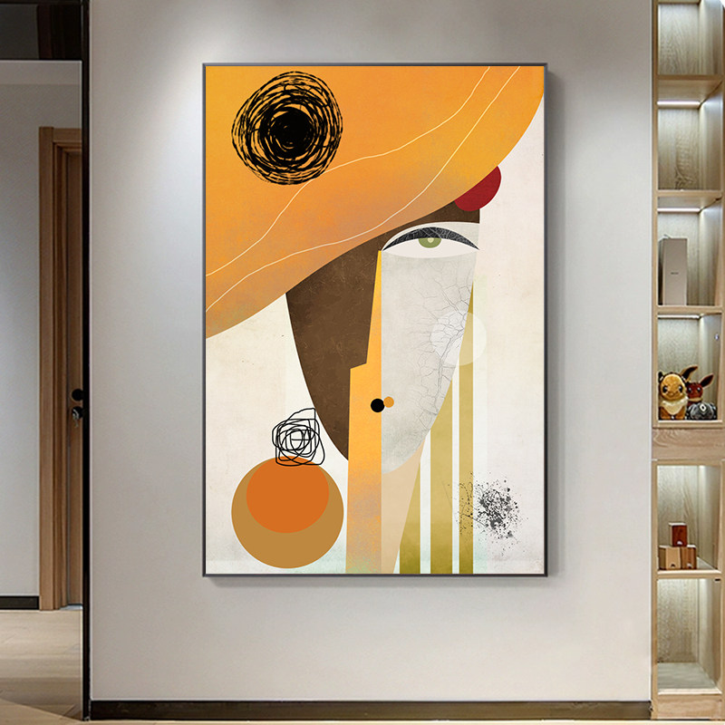 侘寂风抽象客厅沙发墙壁装饰画现代简约玄关走廊过道肌理艺术挂画,家居饰品,现代装饰画,淘宝优惠券,粉丝福利购,淘宝优惠卷