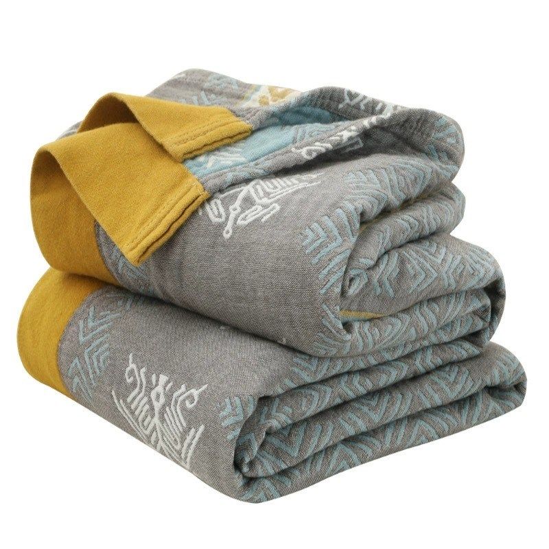 六层纱布毛巾被纯棉成人毯子被子夏季薄款儿童盖毯婴儿纱布夏凉被