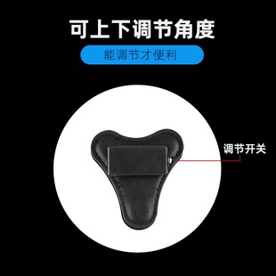 执法记录器仪配件磁吸夹子胸前佩戴固定扣磁铁别针挂肩夹背带