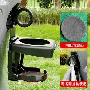 适用于三阳飞度5改装件新款水杯架挂钩折叠杯架摩托车饮料水杯架