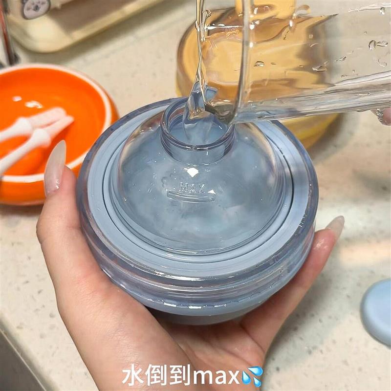折叠冰球杯夏季便携随手杯冰球模具食品级硅胶冷饮吸管杯制冰杯