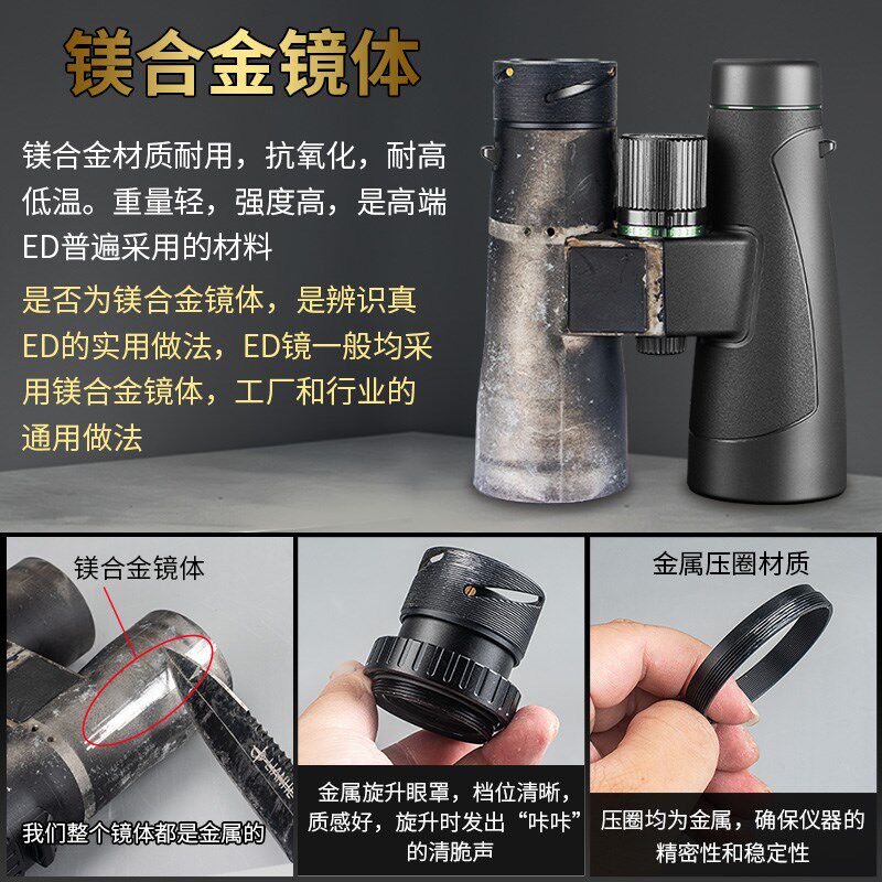 熊猫望远镜高倍高清专业级军事用APO平场ED手持拍照找马蜂观鸟镜