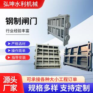 钢制闸门不锈钢水利工程止水闸门水库渠道闸门弧形钢坝闸门厂家