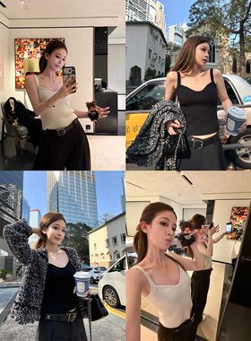 Xzz charmingl 穿搭好物单穿叠穿都加分的针织吊带背心女内搭上衣