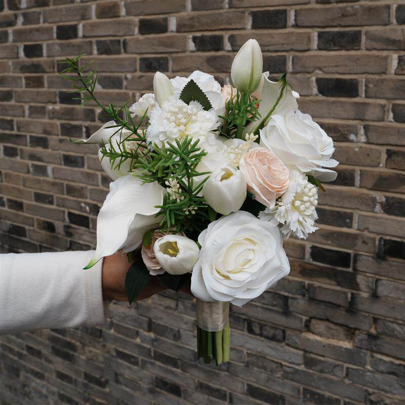 文艺小清新森系情侣领证结婚拍照仿真花装饰插花婚纱摄影手捧花