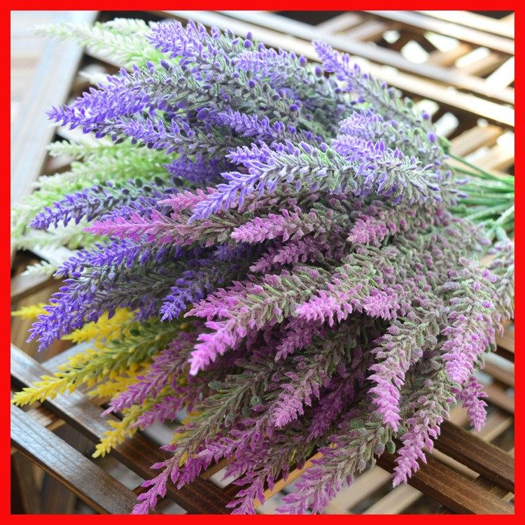 薰衣草麦穗花草植物植毛田园风格装饰把花永生花