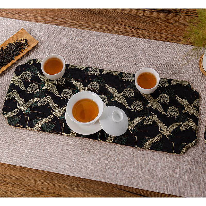 中式云锦茶席茶垫织锦桌旗茶布手工桌布桌垫香席餐垫功夫茶道配件
