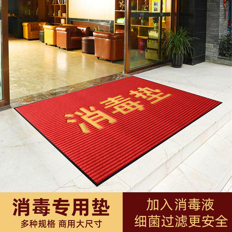 消毒垫进门地垫入户商铺幼儿园门厅防滑吸水除尘酒店双条纹地垫
