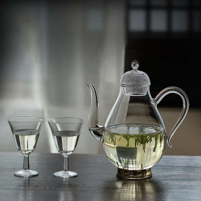 2023绿茶器新款清欢套装高硼硅玻璃一壶二杯绿茶专用泡茶器组合